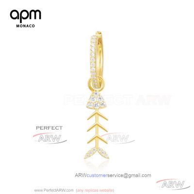 AAA APM Monaco Jewelry On Sale - ETE Fish Bone Earrings 